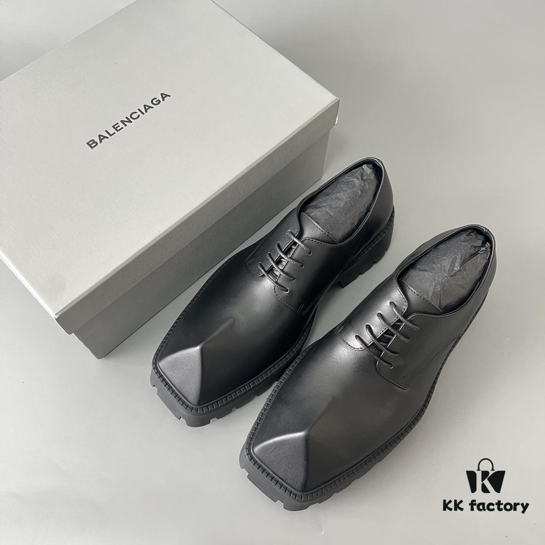 Balenciaga Derbies Lace-Up Rhino Shoes
