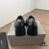 Balenciaga Trooper 4-Eyelet Lace-Up Platform Square-Toe Derby Shoes