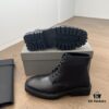 Balenciaga Gear-Soled Square-Toe Ankle Boots