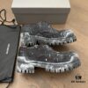 Balenciaga Strike Low-top Lace-up Three-eyelet in Asphalt Color