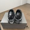 Balenciaga Strike Low-top Lace-up Three-eyelet in Asphalt Color