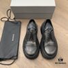 Balenciaga Tractor Leather Distressed Shoes