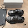 Balenciaga Tractor Leather Distressed Shoes