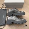 Balenciaga Tractor Leather Distressed Shoes