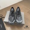Balenciaga Strike Low-top Lace-up Three-eyelet in Asphalt Color