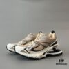 Balenciaga X-Pander Mesh Nylon Lace-up Non-slip Low-top Athletic Leisure Shoes in Rose Gold