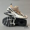 Balenciaga X-Pander Mesh Nylon Lace-up Non-slip Low-top Athletic Leisure Shoes in Rose Gold