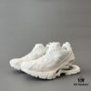 Balenciaga X-Pander Mesh Nylon Lace-Up Non-Slip Low-Cut Sneakers in White