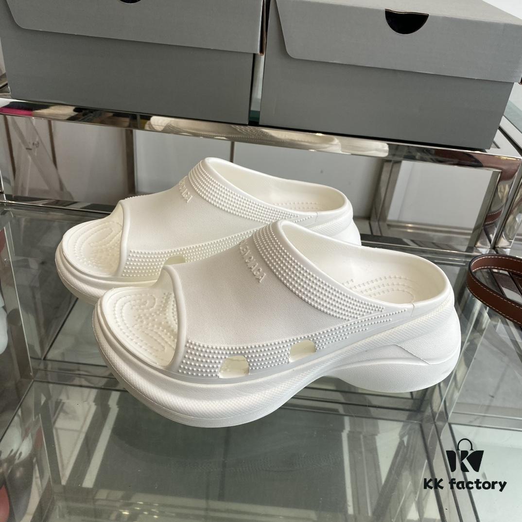 Balenciaga x Crocs Slides - Extremely Comfortable, Perfect for Bare Legs, High Fashion Appeal with Added Height and Ultimate Comfort – A Blogger's Must-Have