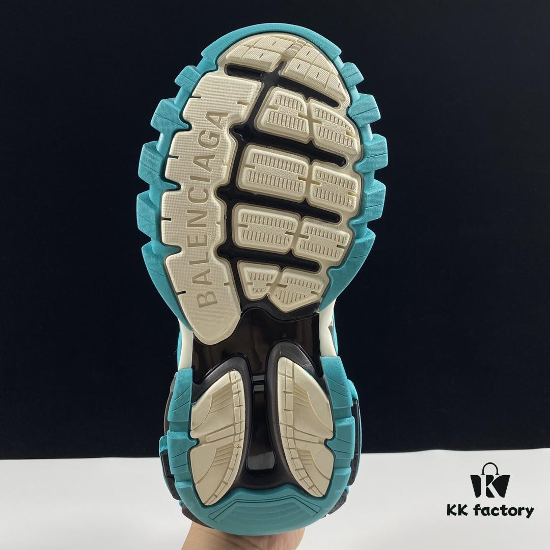 Lake Green Balenciaga 3.0 Third Generation Outdoor Concept Shoe Balenciaga Sneaker Tess Authentic Version Original Box Full Official Configuration Inside and Out Top-Tier Exclusive Supply Overpowering All Genuine Label Versions on the Market