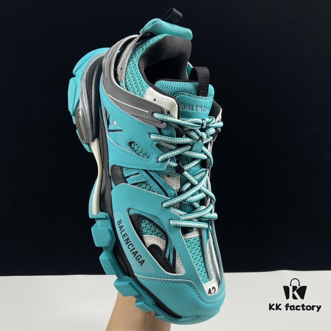Lake Green Balenciaga 3.0 Third Generation Outdoor Concept Shoe Balenciaga Sneaker Tess Authentic Version Original Box Full Official Configuration Inside and Out Top-Tier Exclusive Supply Overpowering All Genuine Label Versions on the Market