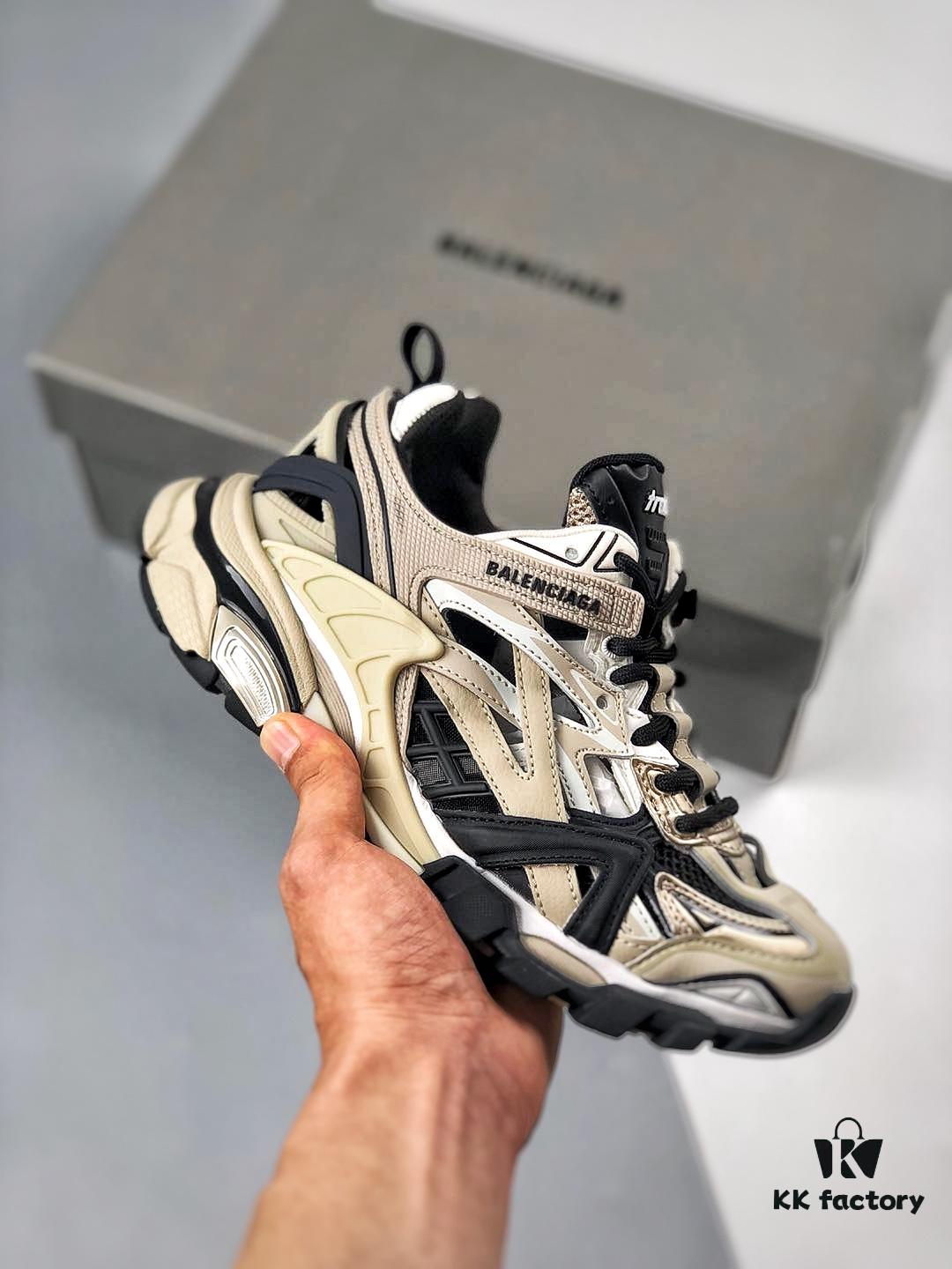 BALENCIAGA Track 2 Sneakers Champagne Black