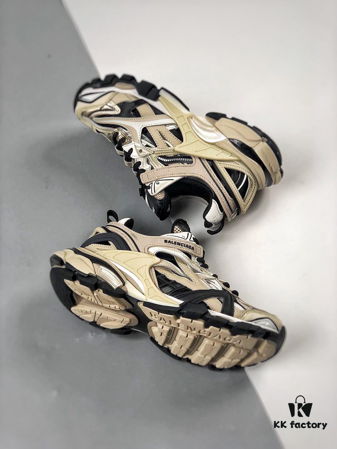 BALENCIAGA Track 2 Sneakers Champagne Black