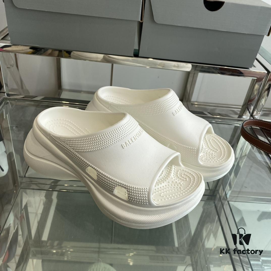 Balenciaga x Crocs Slides - Extremely Comfortable, Perfect for Bare Legs, High Fashion Appeal with Added Height and Ultimate Comfort – A Blogger's Must-Have