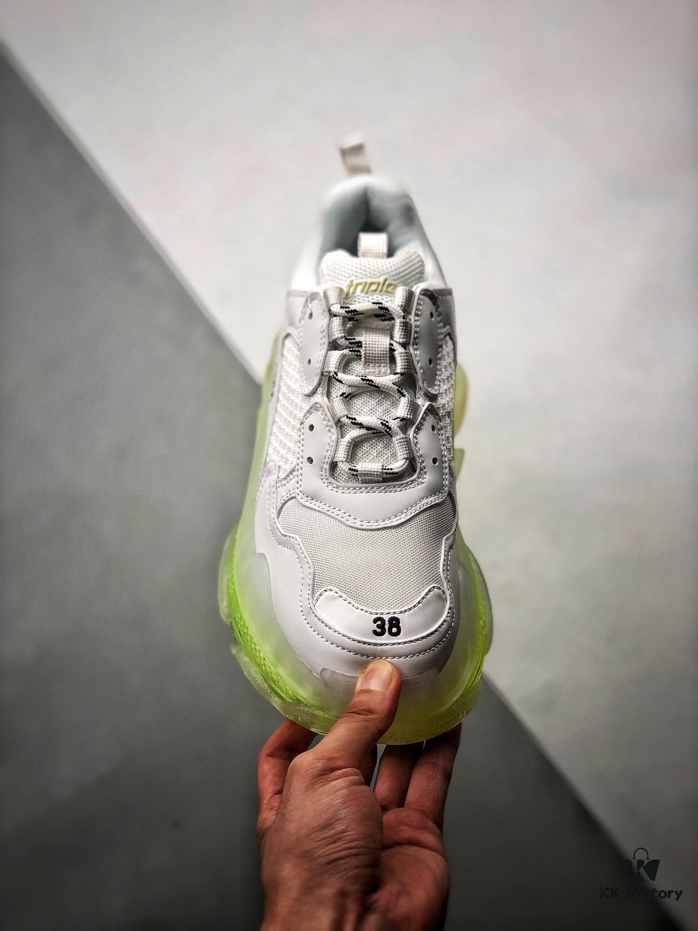 Balenciaga Triple S White Green