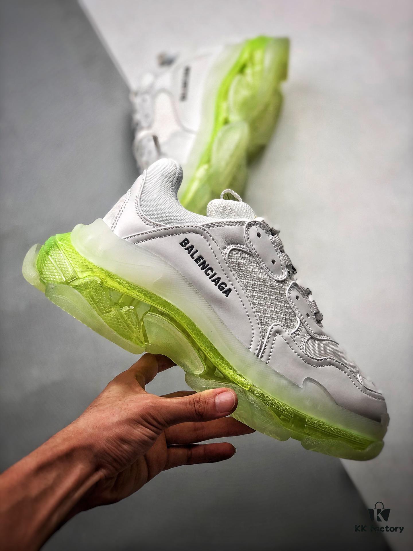 Balenciaga Triple S White Green