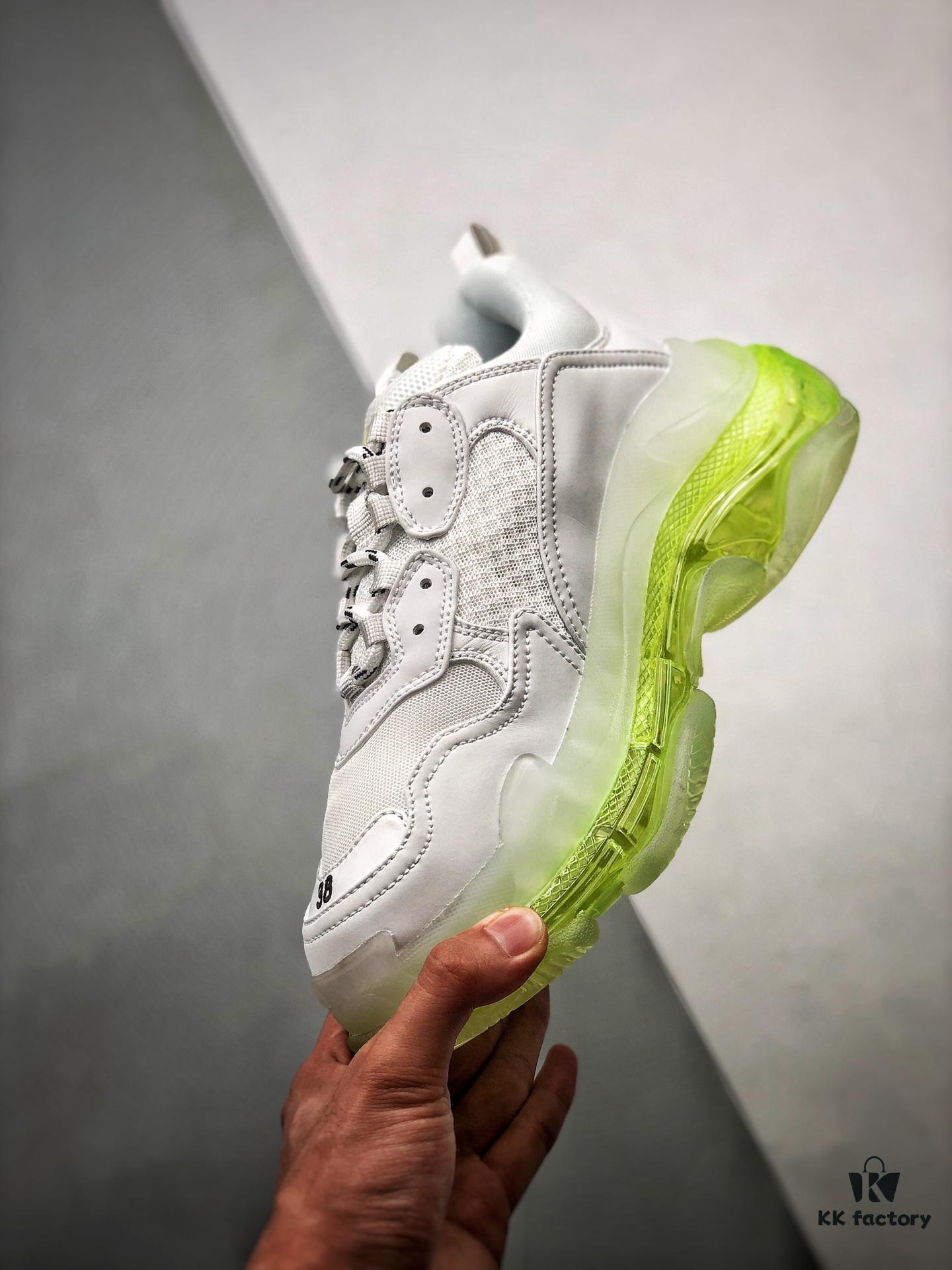 Balenciaga Triple S White Green