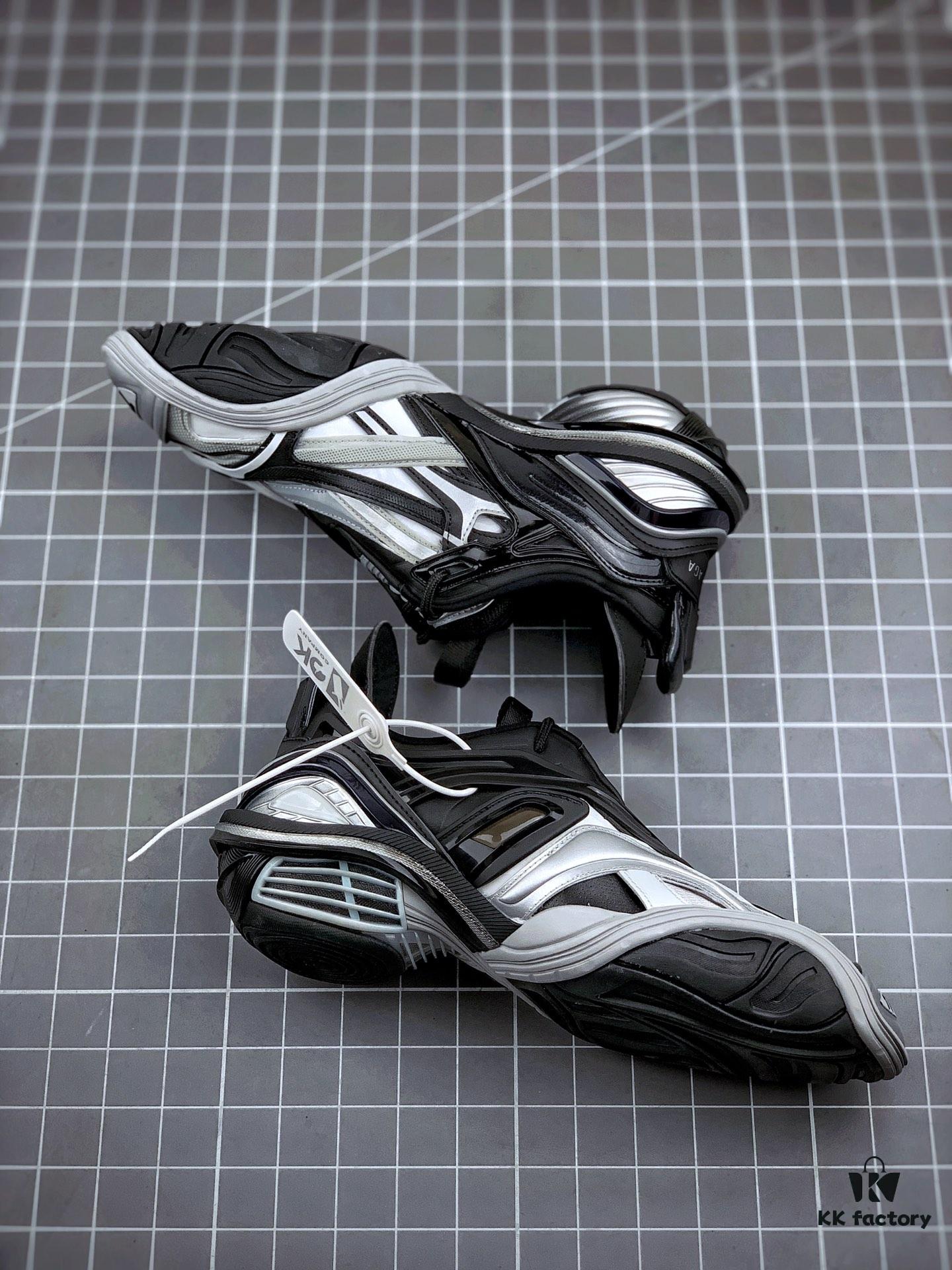 OK Original Version Balenciaga 5.0 Series Fifth Generation Black Gray Tyrex Sneaker Bicol Or Rubber/Mesh/Not Wash Black