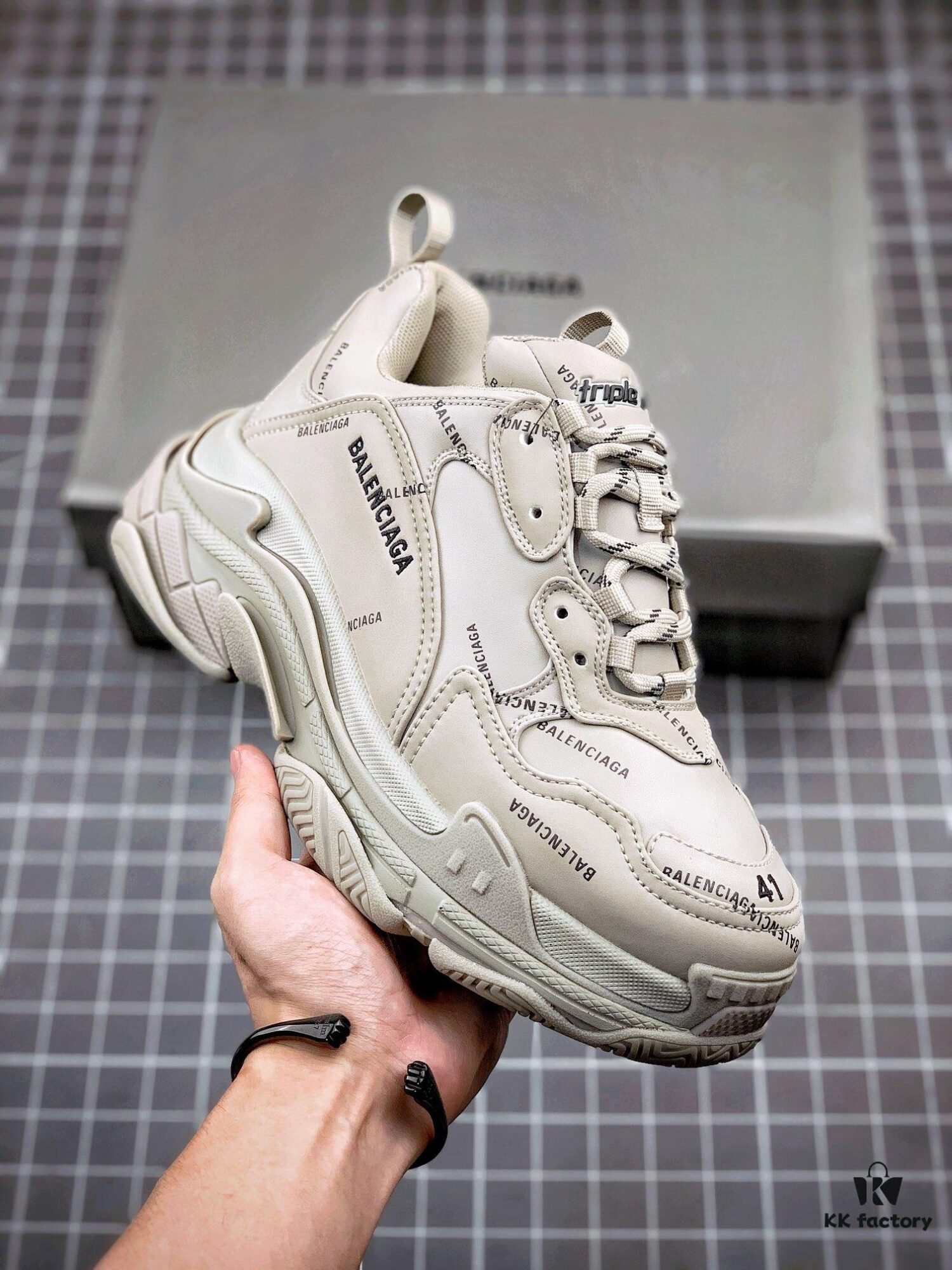 Balenciaga Triple S Khaki Collaboration
