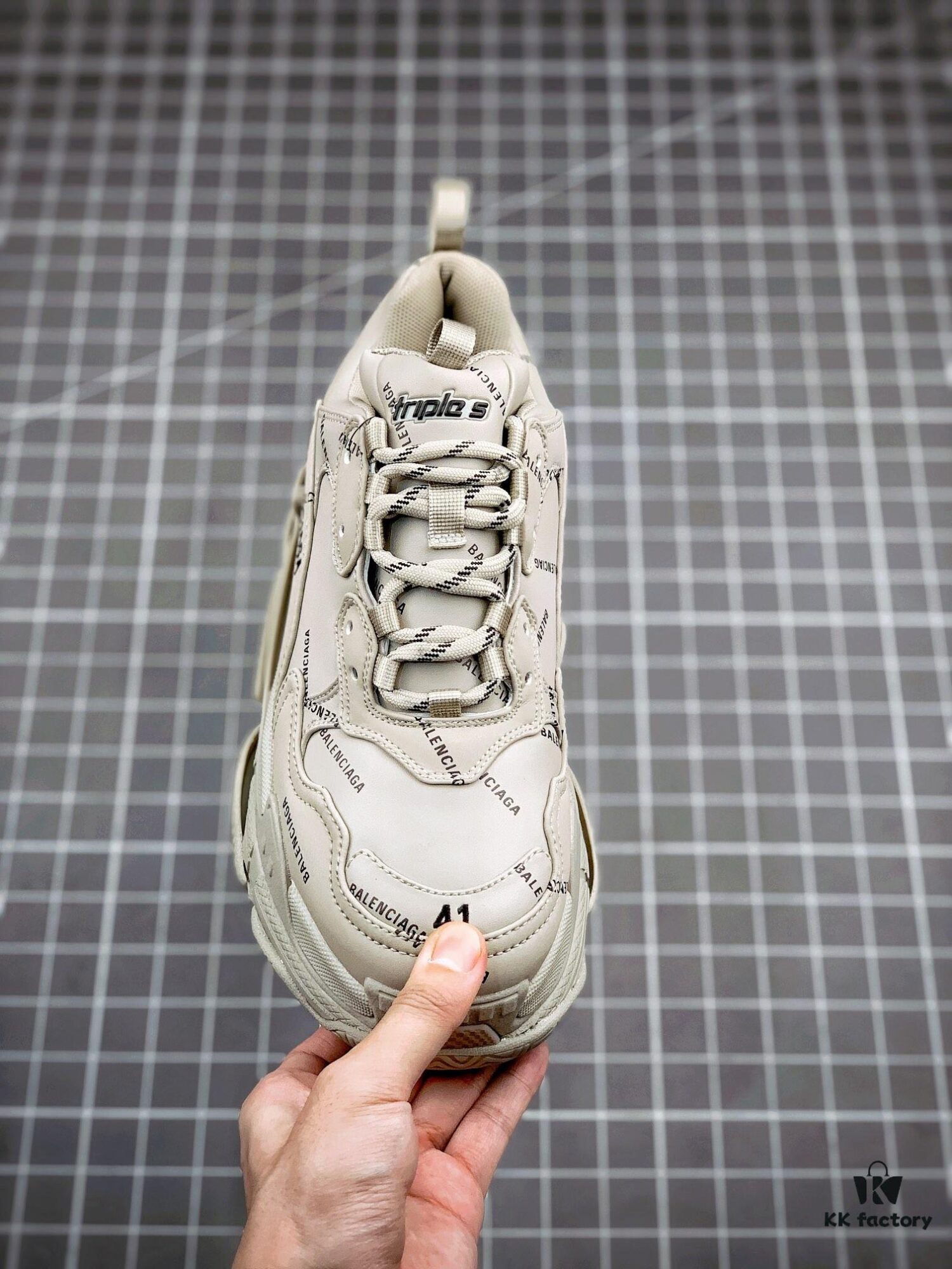Balenciaga Triple S Khaki Collaboration