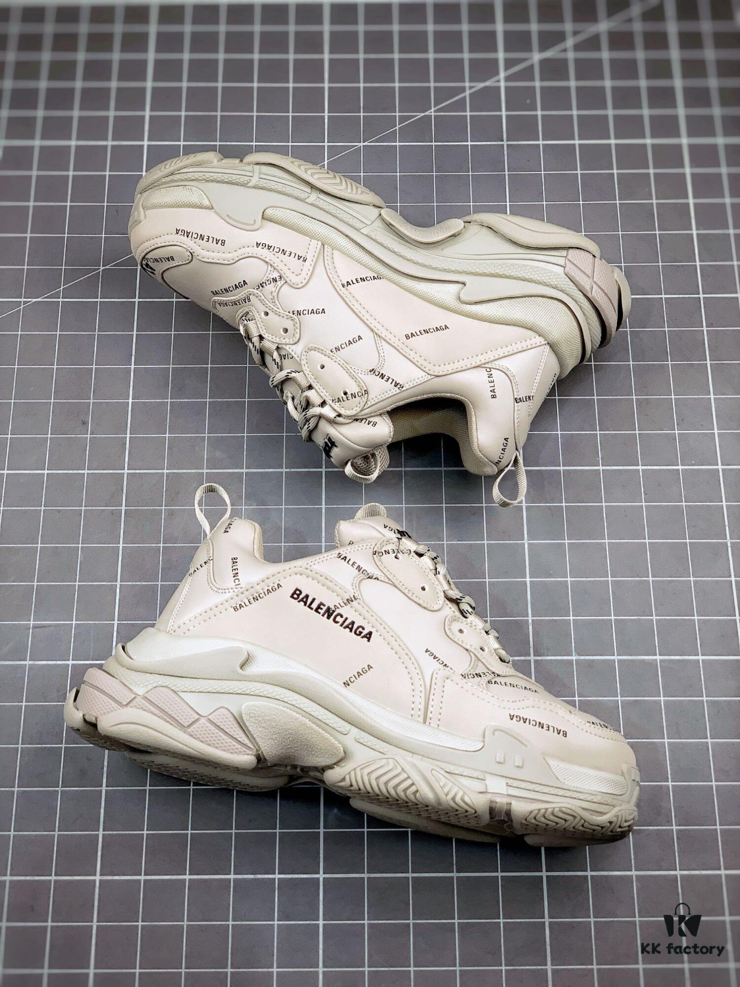 Balenciaga Triple S Khaki Collaboration