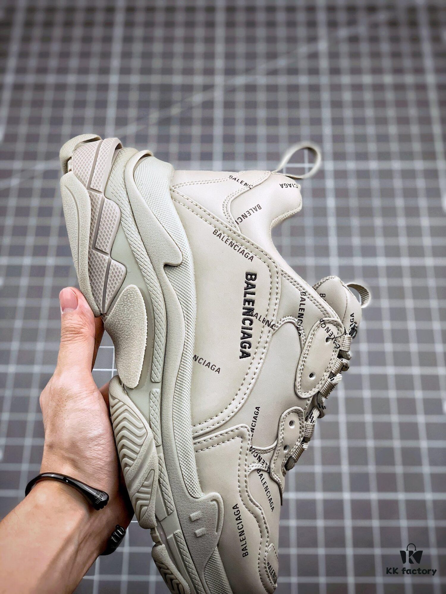 Balenciaga Triple S Khaki Collaboration