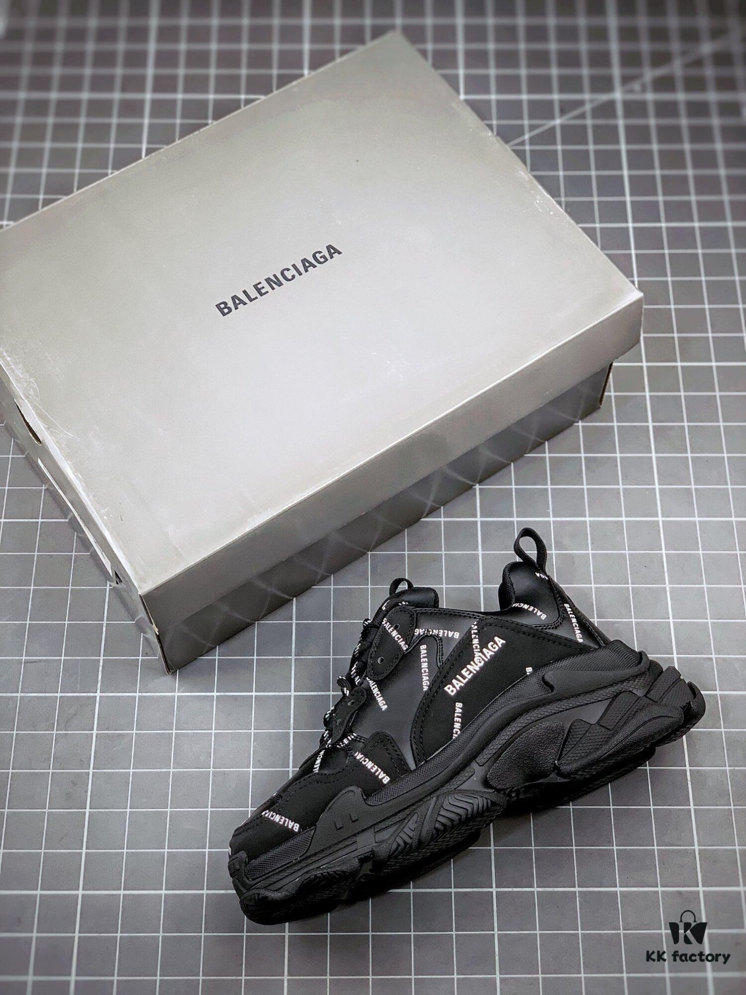Balenciaga Triple S Black Collaboration