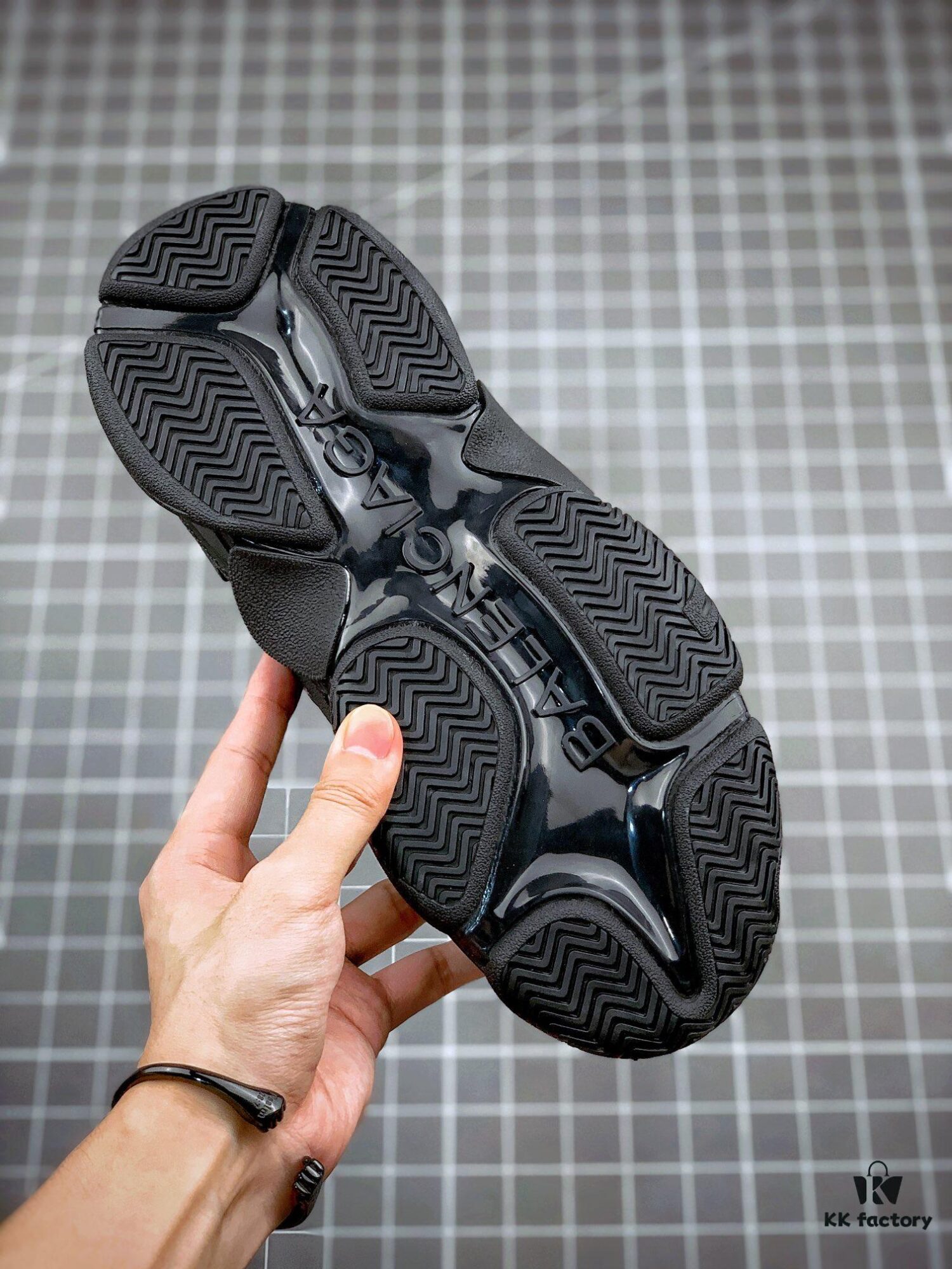 Balenciaga Triple S Black Purple Collaboration