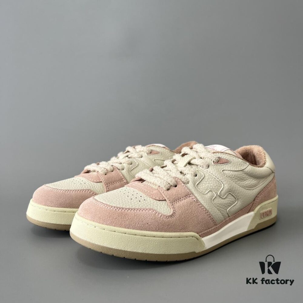 FENDI Match Vintage Patchwork Pink Women's Sneakers