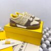 Authentic Fendi Match Latest Hit Unisex Sneakers Designer Kim Jones' First Sport Shoe with FF Retro Design