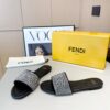 Latest Summer Best-Selling FENDI Sandals, Authentic Original Retail Version, Upper and Lining Made of Full-Grain Lambskin