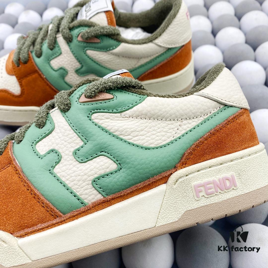 Authentic Fendi Match Latest Hit Unisex Sneakers Designed by Kim Jones