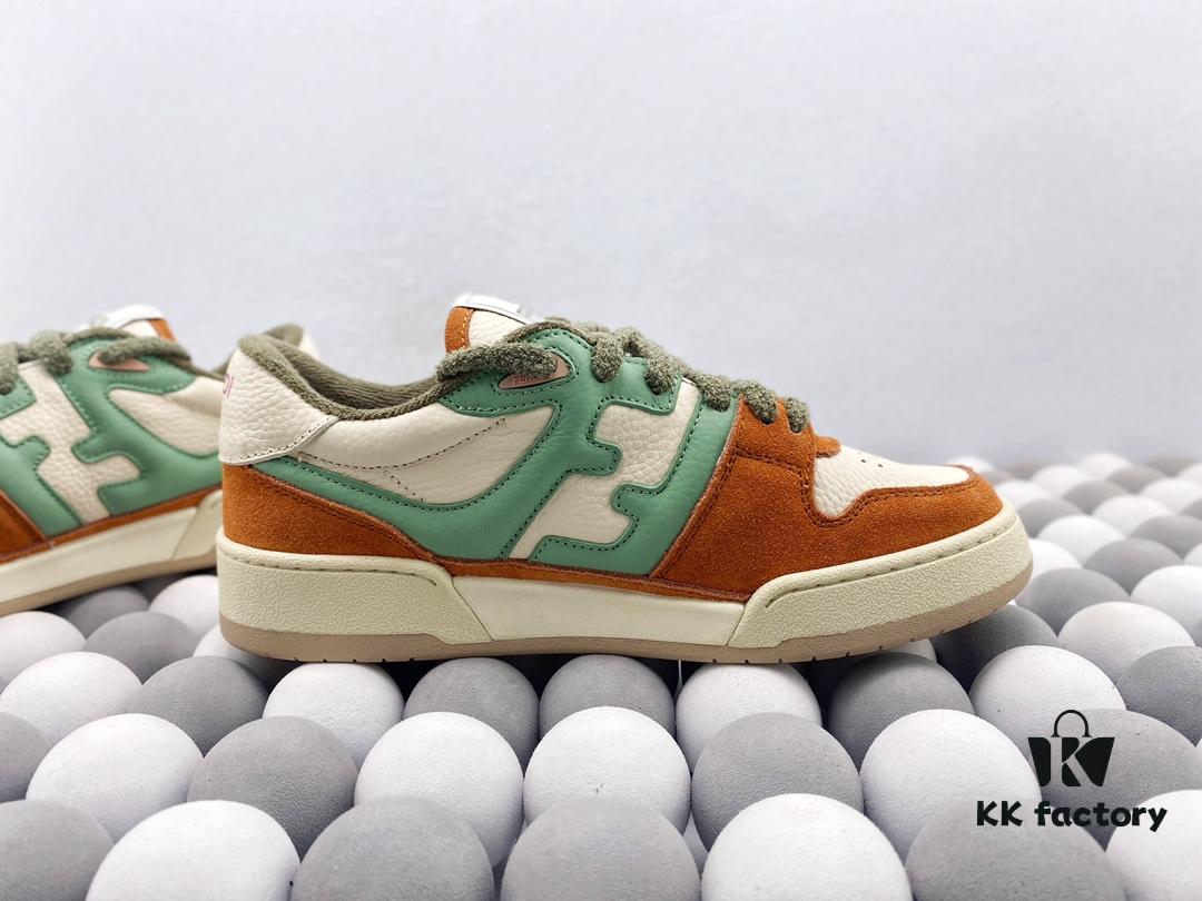 Authentic Fendi Match Latest Hit Unisex Sneakers Designed by Kim Jones