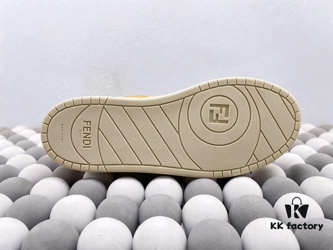 New Arrival Authentic Fendi Match Latest Hit Unisex Sneakers Designed by Kim Jones