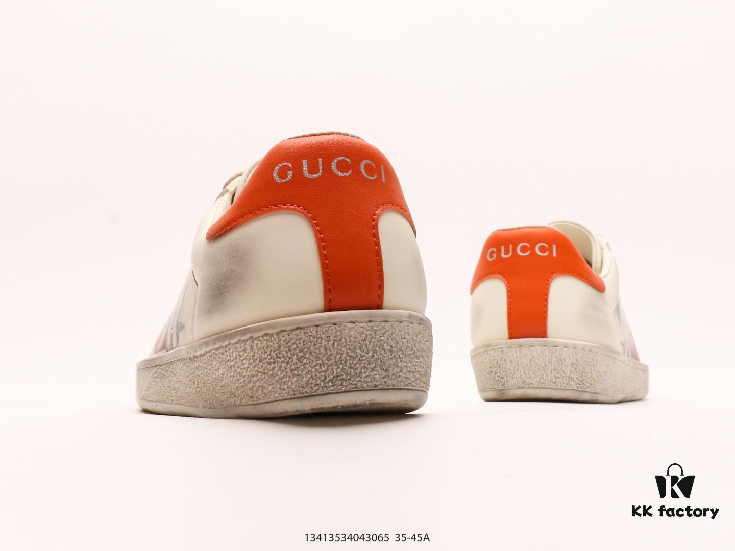 Gucci Sneaker Series, Market Exclusive High-End Glue-Free Craftsmanship, Newly Launched with Seamless Stitching, Imported Calfskin, Breathable Mesh Lining, Hand-Stitched Outsole, Customized Top-Tier Upgrade, Counter Packaging Included