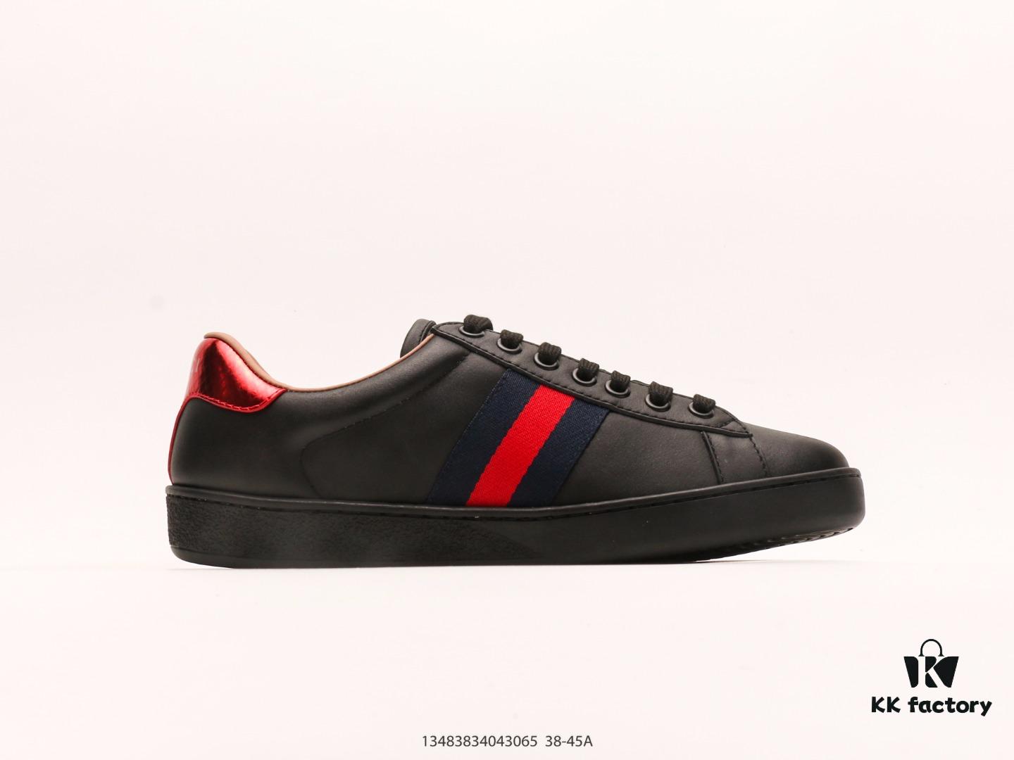 Gucci Screener Classic Sneakers, Lace-Up Shock-Absorbing Non-Slip Durable Low-Top Casual Shoes
