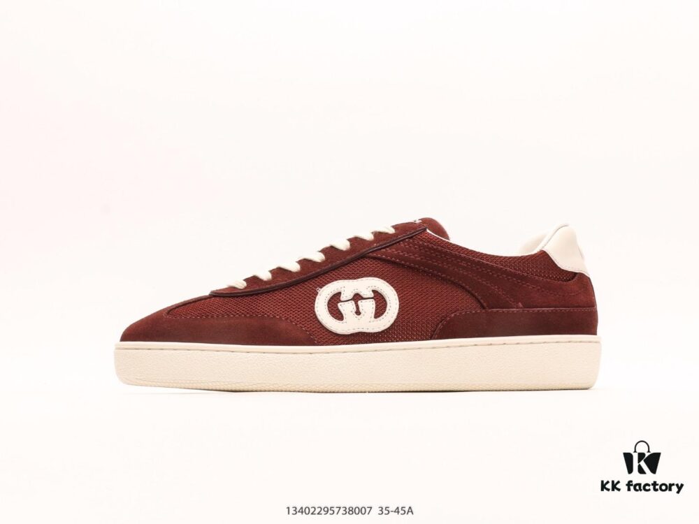 Gucci Lido 24SS New Men's Sneakers Inspired by the Italian Riviera's Summer Vibes and Beach Club Aesthetic, Crafted from Suede with Signature Interlocking GG Logo and Other Iconic Gucci Design Elements, Exuding Unique Style