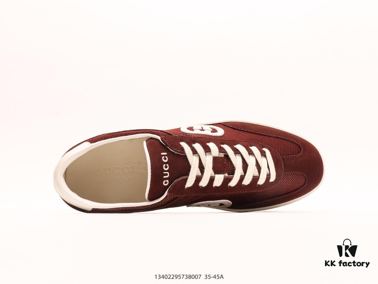 Gucci Lido 24SS New Men's Sneakers Inspired by the Italian Riviera's Summer Vibes and Beach Club Aesthetic, Crafted from Suede with Signature Interlocking GG Logo and Other Iconic Gucci Design Elements, Exuding Unique Style