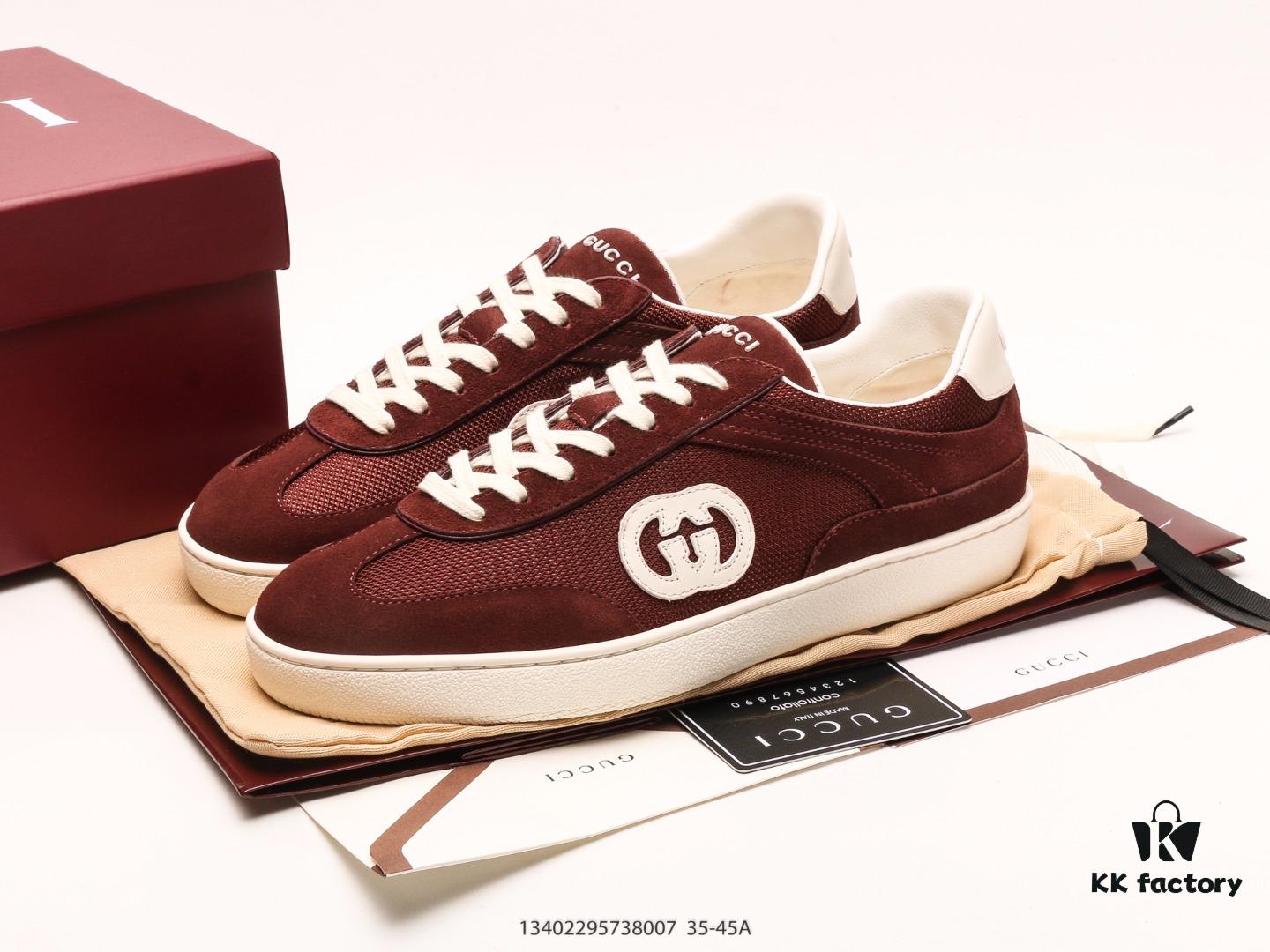 Gucci Lido 24SS New Men's Sneakers Inspired by the Italian Riviera's Summer Vibes and Beach Club Aesthetic, Crafted from Suede with Signature Interlocking GG Logo and Other Iconic Gucci Design Elements, Exuding Unique Style