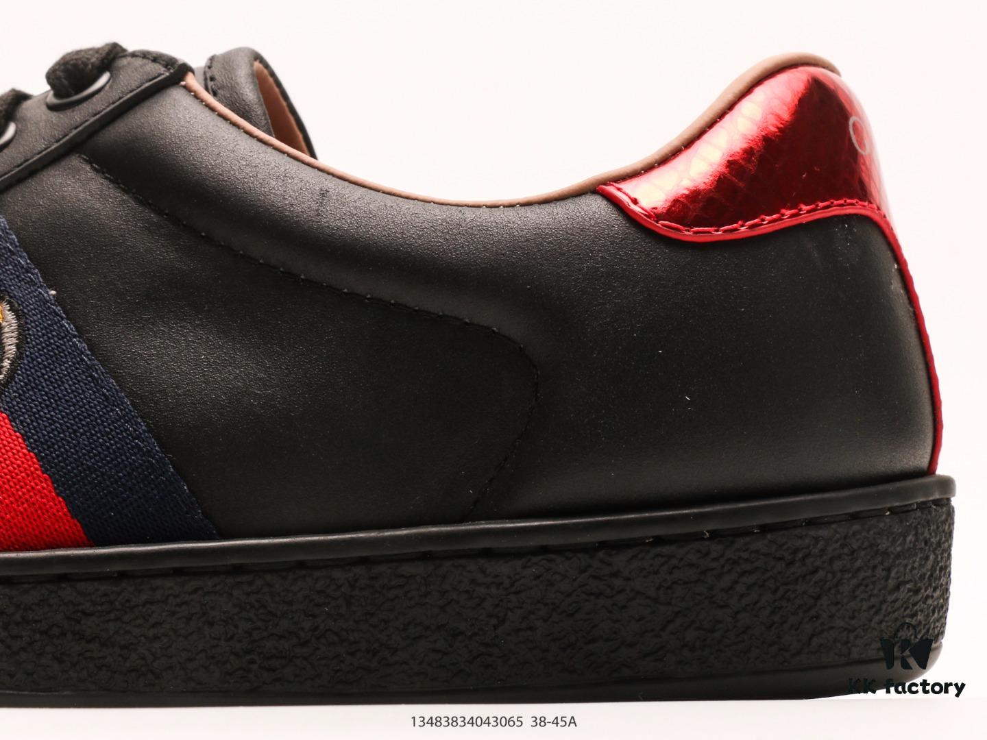 Gucci Screener Classic Sneakers, Lace-Up Shock-Absorbing Non-Slip Durable Low-Top Casual Shoes