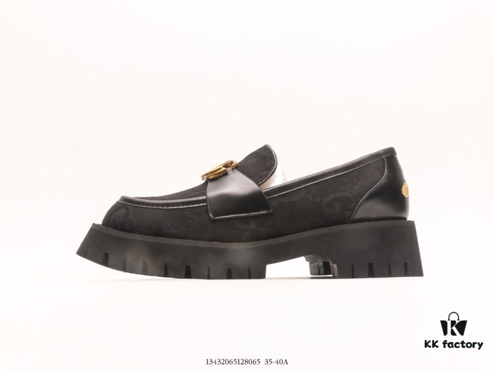 Gucci Unisex Casual Sports Sneakers, Trendy Platform Shoes, Star-Style White Sneakers with Thick Sole for Height Increase, Authentic Brand 2024 SS New Color Release