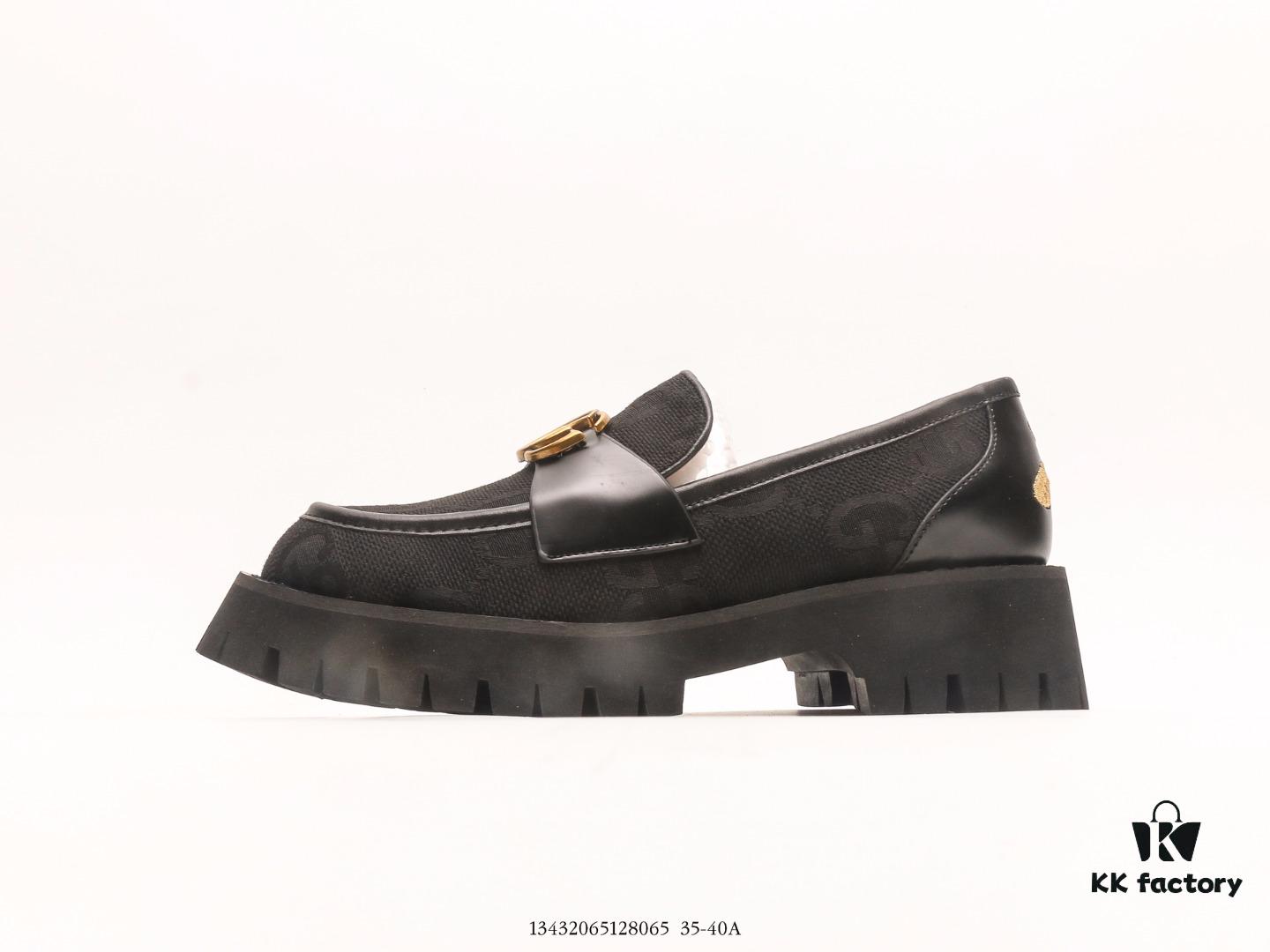 Gucci Unisex Casual Sports Sneakers, Trendy Platform Shoes, Star-Style White Sneakers with Thick Sole for Height Increase, Authentic Brand 2024 SS New Color Release