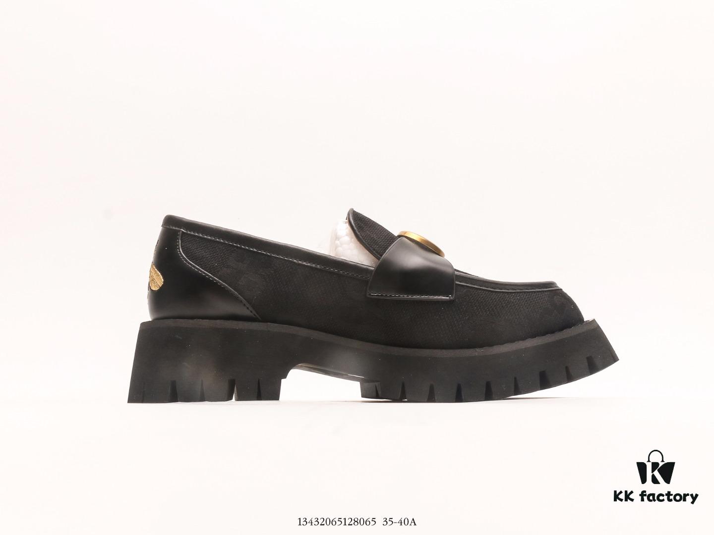 Gucci Unisex Casual Sports Sneakers, Trendy Platform Shoes, Star-Style White Sneakers with Thick Sole for Height Increase, Authentic Brand 2024 SS New Color Release