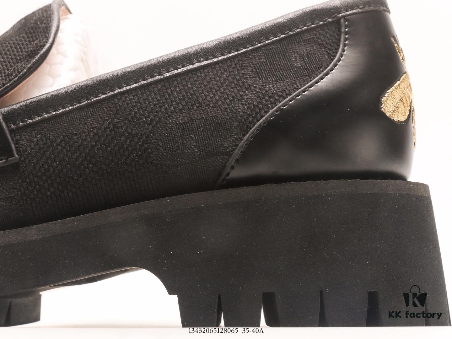 Gucci Unisex Casual Sports Sneakers, Trendy Platform Shoes, Star-Style White Sneakers with Thick Sole for Height Increase, Authentic Brand 2024 SS New Color Release