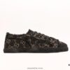 Gucci Unisex Retro Fashion Embroidered Logo Luxury Sneakers from the Sporty Casual Collection