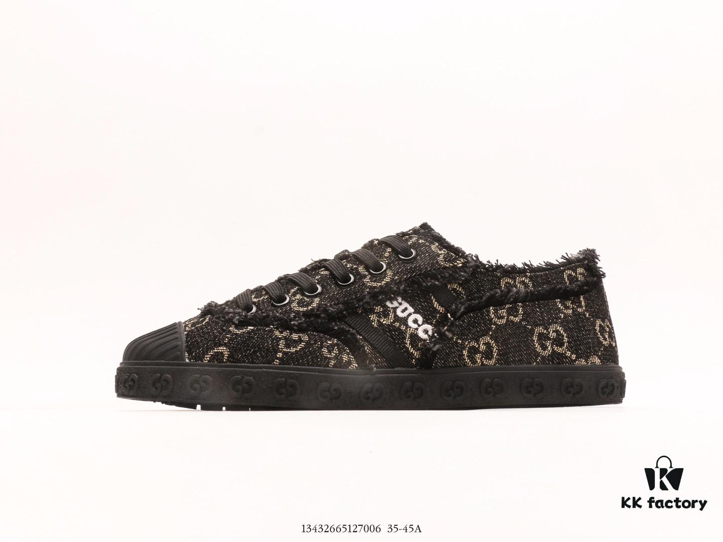 Gucci Unisex Retro Fashion Embroidered Logo Luxury Sneakers from the Sporty Casual Collection