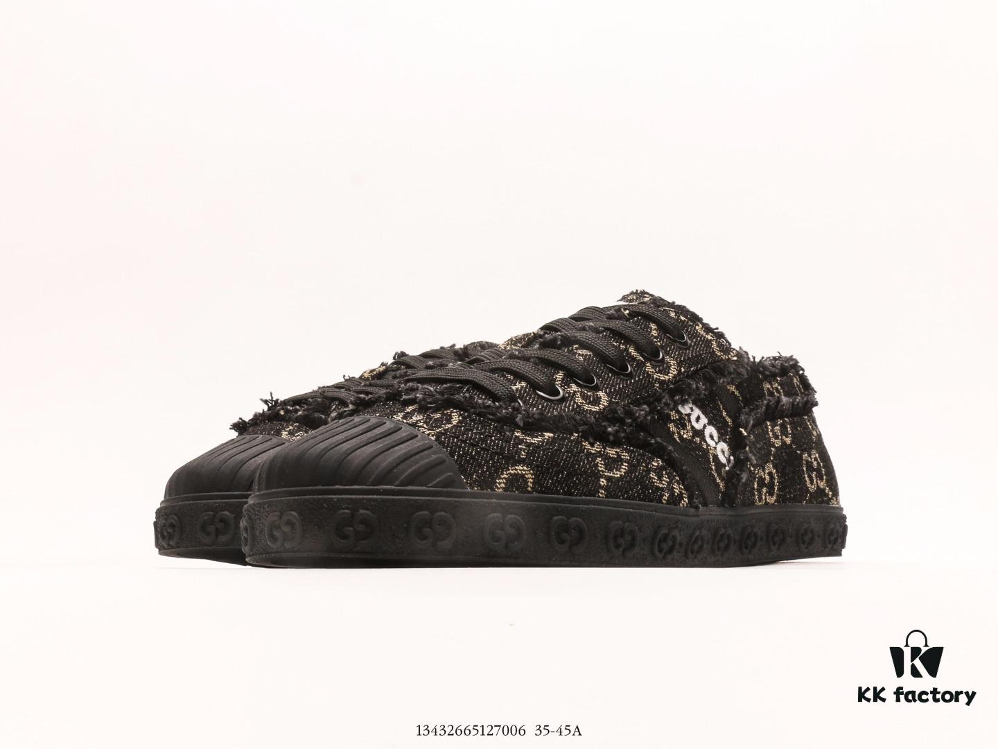 Gucci Unisex Retro Fashion Embroidered Logo Luxury Sneakers from the Sporty Casual Collection