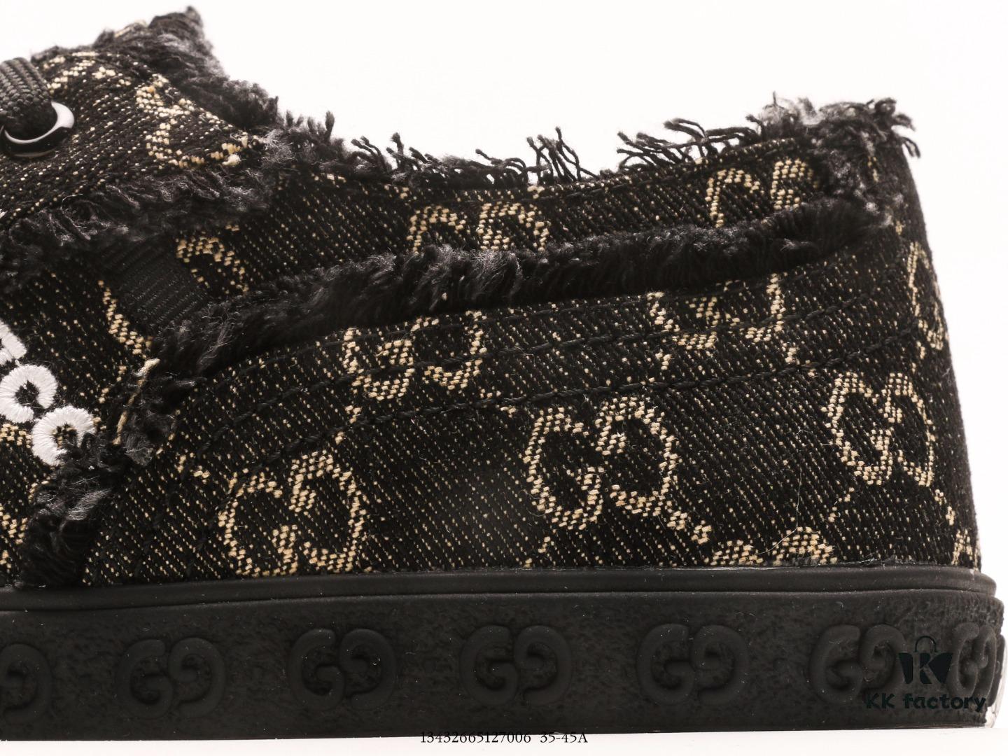 Gucci Unisex Retro Fashion Embroidered Logo Luxury Sneakers from the Sporty Casual Collection
