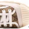 Gucci Gucci Casual Streetwear Sneaker Series Embroidered Logo High-End Quality Screener GG High-Top Sneaker with Ultra-Soft Rubber Outsole and Internal-External Locking Technology