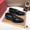 Ferragamo Latest Collection Original Imported Top-Grade Calfskin Leather Loafer with Premium Lamb Leather Lining, Authentic Luxury Metal Buckle and Original Combined Sole